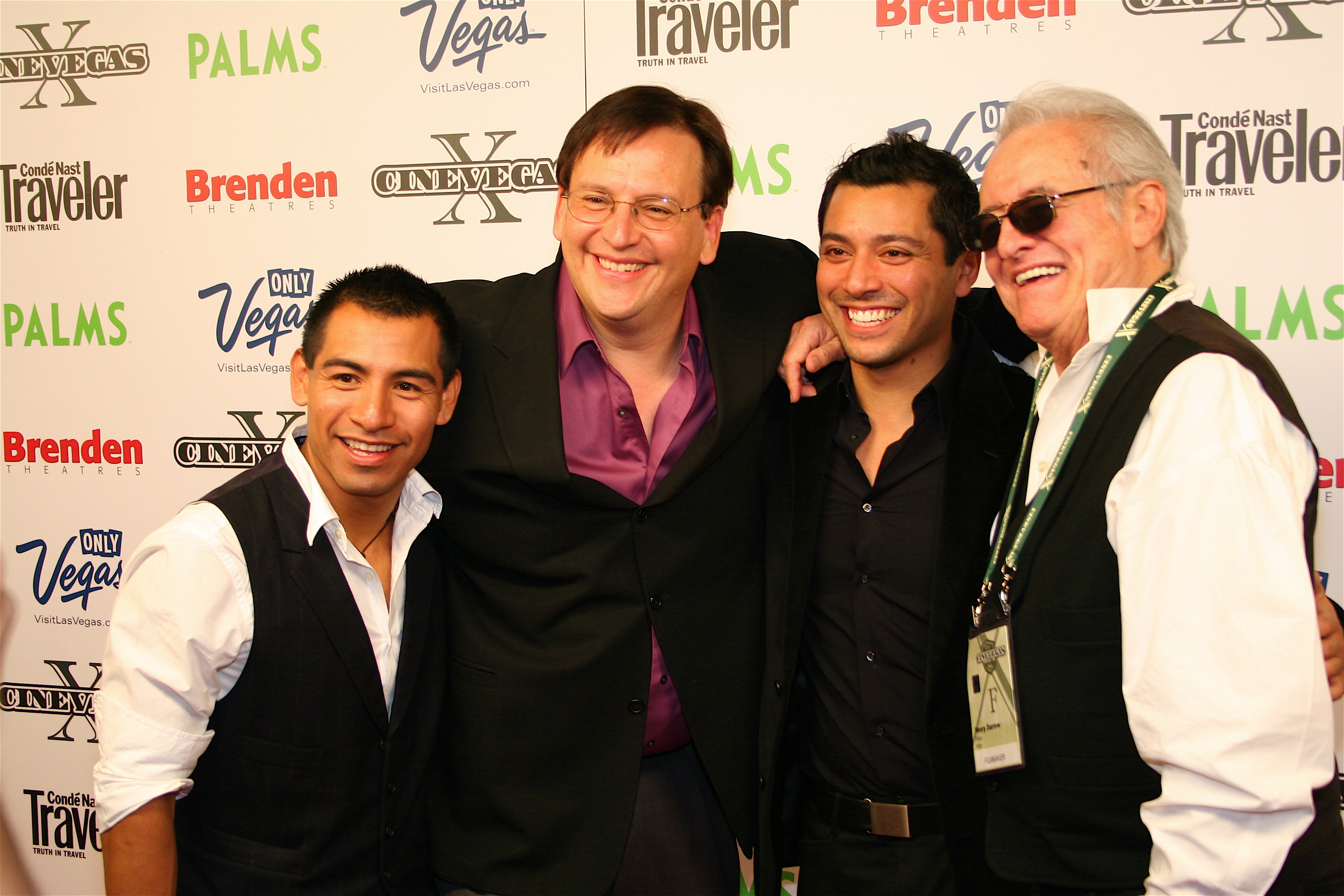 Eloy Mendez, Director Francisco Menendez, Matt Ferrucci, Henry Darrow @ World Premiere of Primo - Cinevegas Film Festival