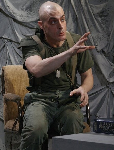 Christian Levatino as Woyzeck in The Gangbusters Theatre Company's Production of WOYZECK. Burbank, Ca. (2008)