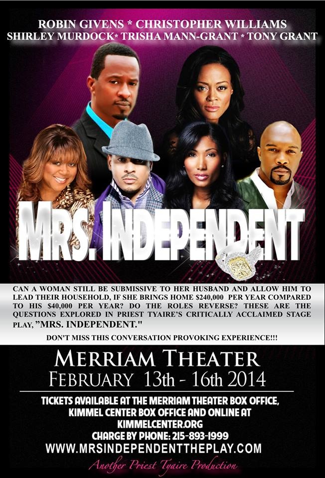 A wonderful stage play with music, MRS. INDEPENDENT!
