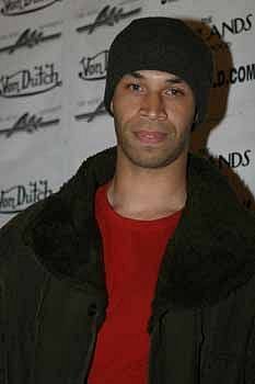 Mills Pierre at the Von Dutch Fashion Show on April 10th, 2004 at the Highlands.