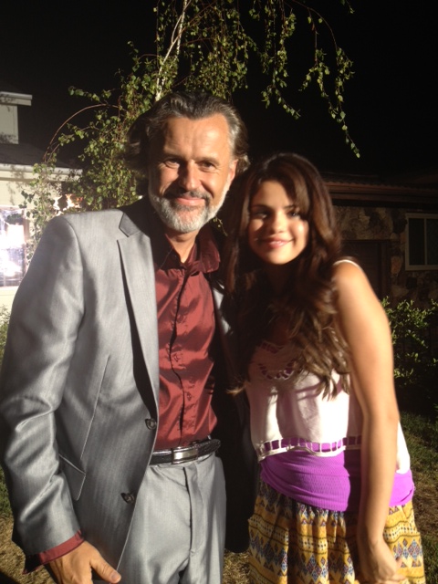 Jack Dimich as 'Vitolda' and Selena Gomez as 'Nina' in 'FEED THE DOG'.