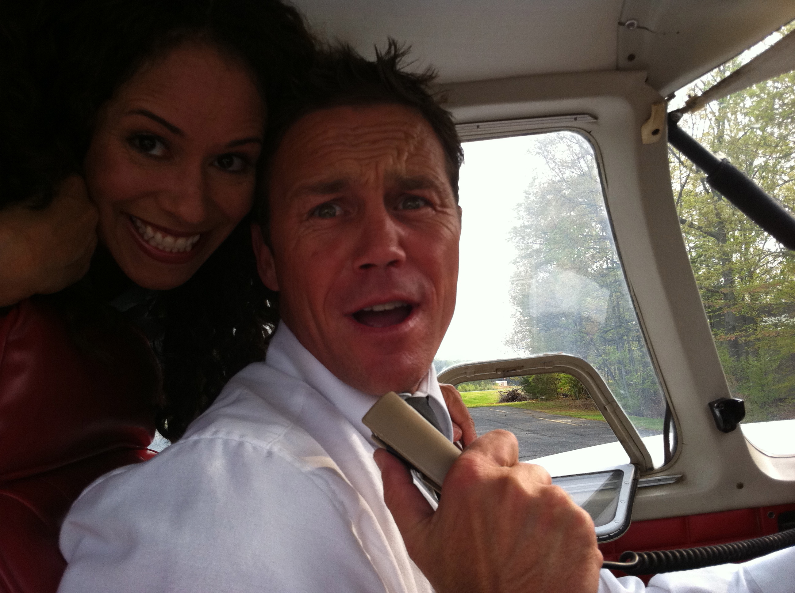 On set with the fun Brian Krause in 