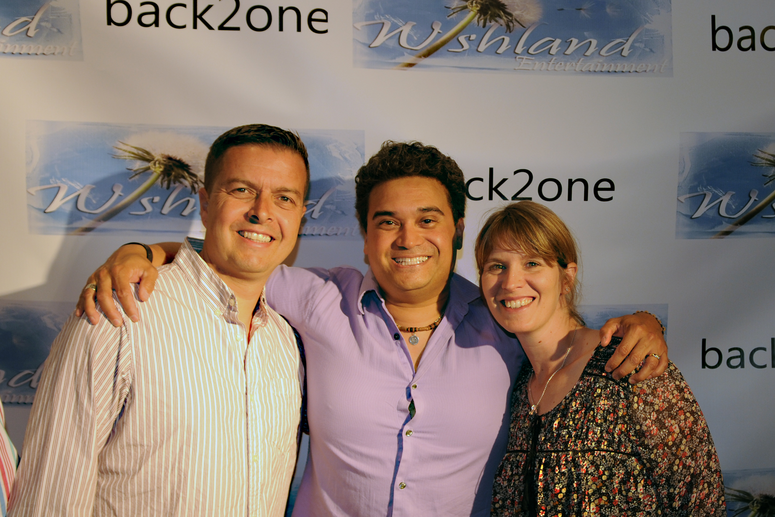 Nelson, Kevin Lasit and Shelly at the premiere of back2one.