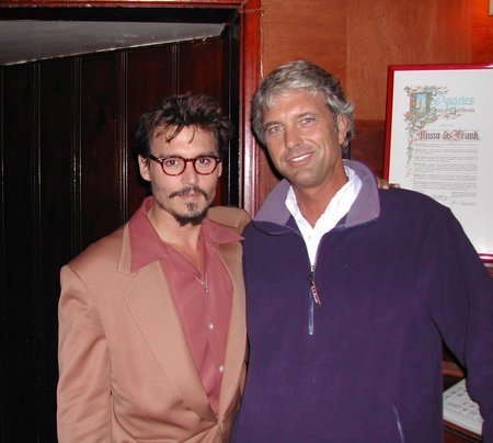 Johnny & Eddie relax after The Weinstein Company's The Libertine - World Premiere (11 November 2005)