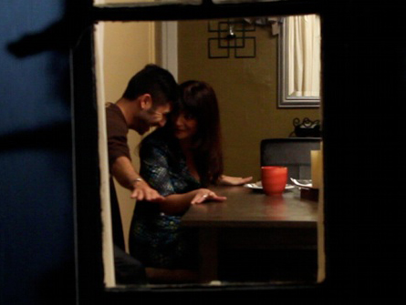 Fernanda Espíndola & Matt Palazzolo film a scene from season 1 of 