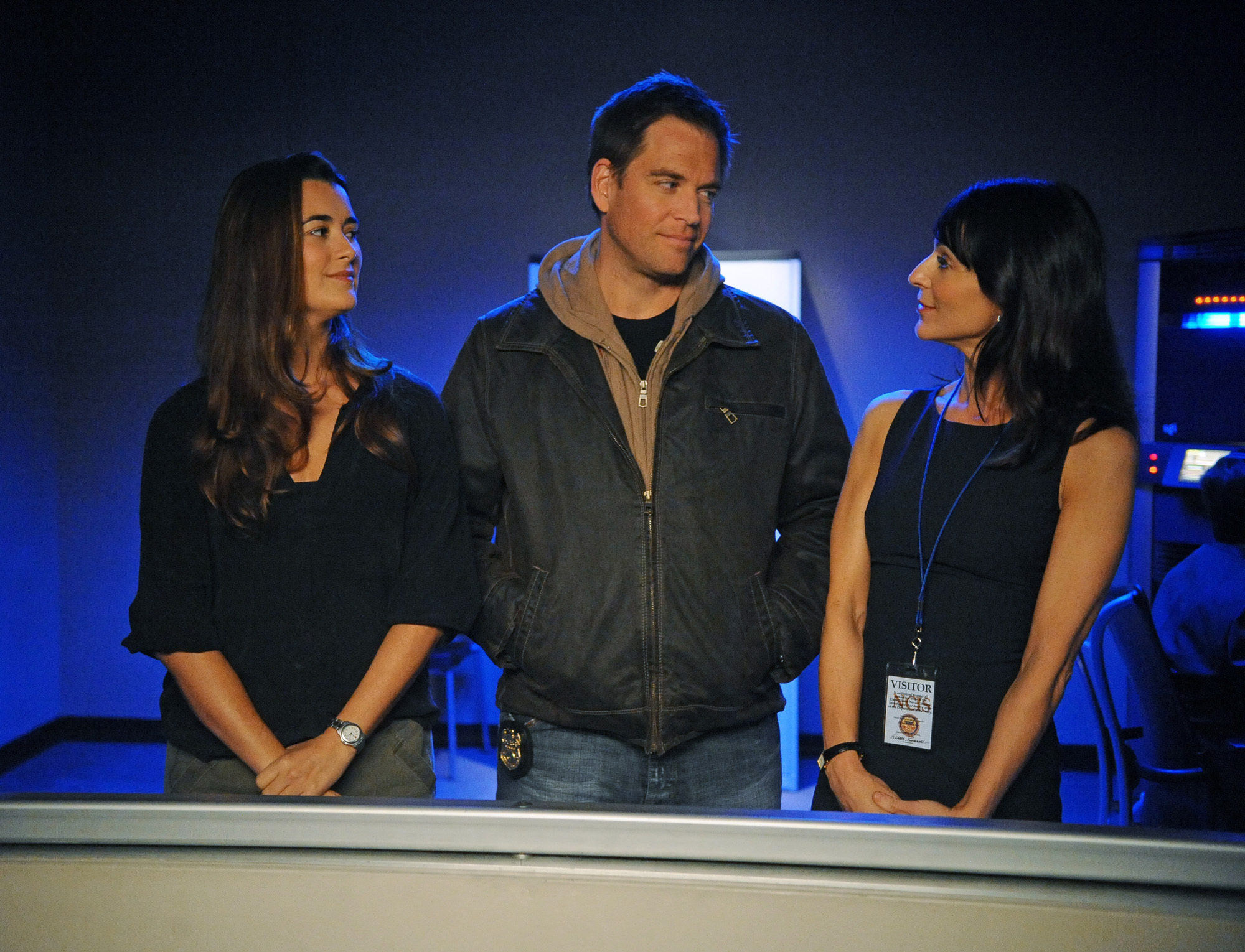 Still of Perrey Reeves, Michael Weatherly and Cote de Pablo in NCIS: Naval Criminal Investigative Service (2003)