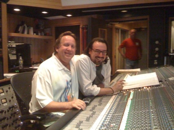 Stuart Michael Thomas and Grammy-winning engineer Ed Cherney at Henson Studios.