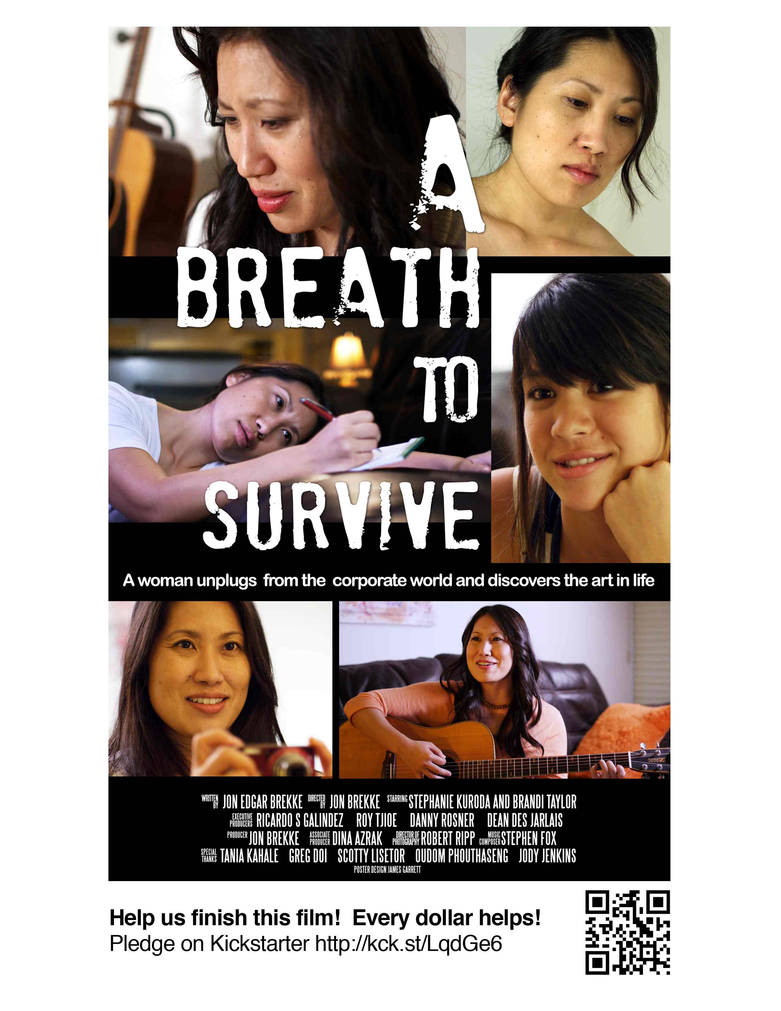 Official Movie Poster for A BREATH TO SURVIVE