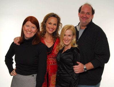 Melora Hardin, Kate Flannery, Angela Kinsey and Brian Baumgartner