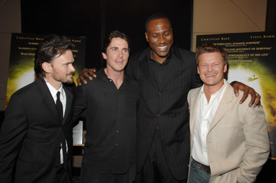 Christian Bale, Jeremy Davies, Steve Zahn and Elton Brand at event of Rescue Dawn (2006)