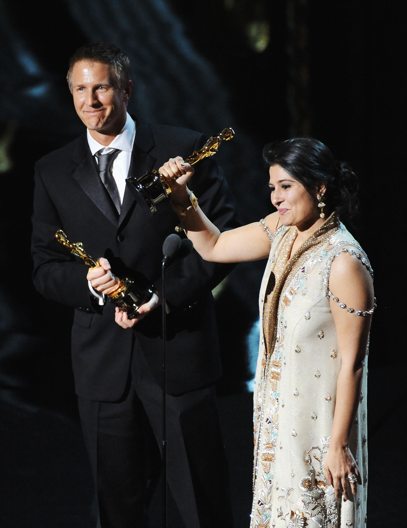 Daniel Junge and Sharmeen Obaid-Chinoy