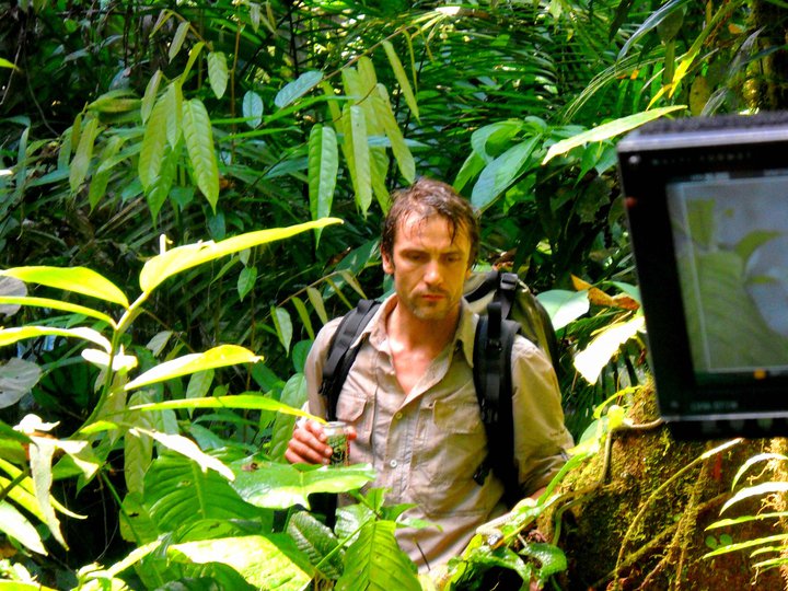 In the Costa Rican Jungle for a commercial.