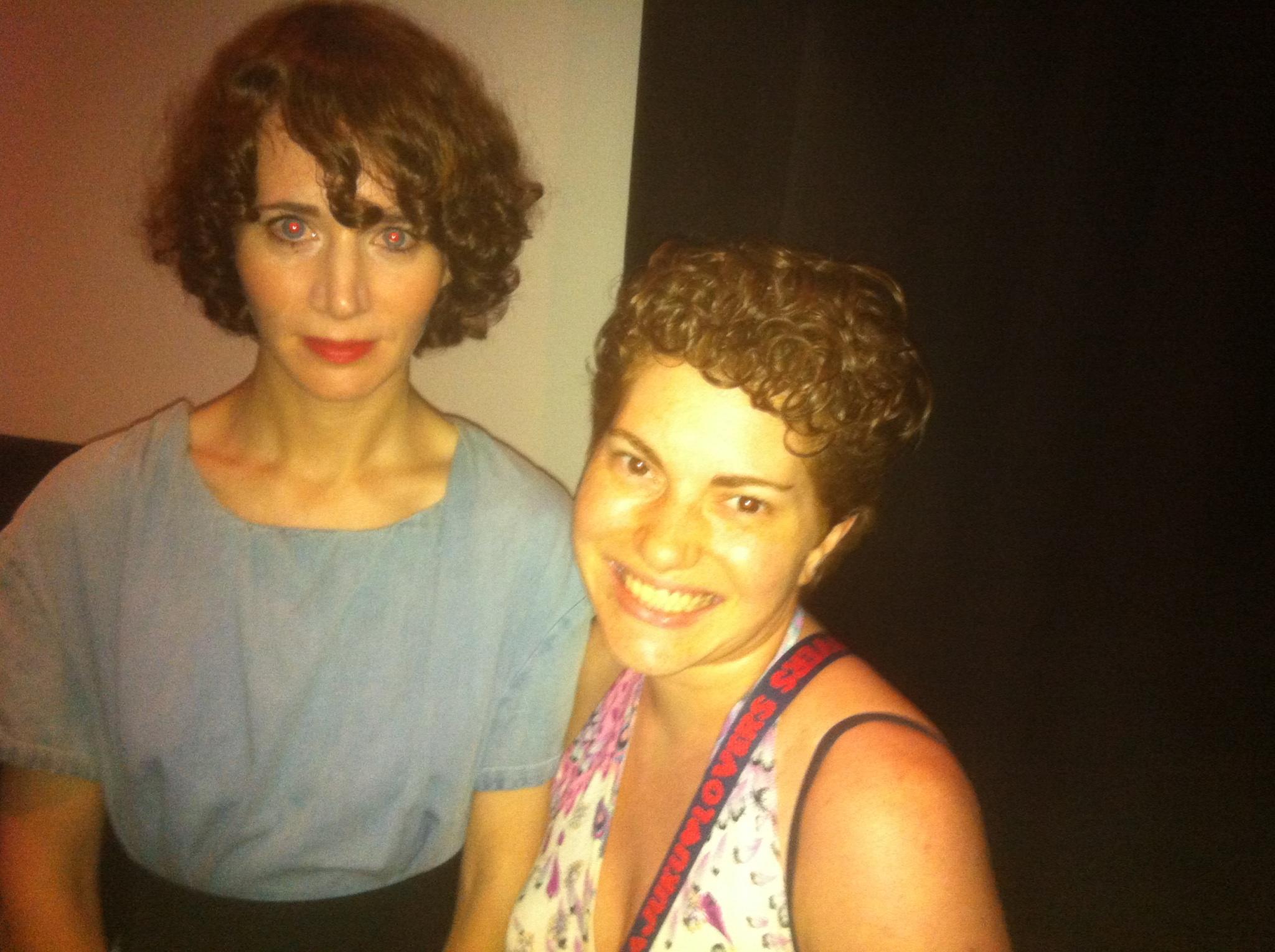 Alexia Anastasio and Miranda July at the screening of THE FUTURE in Los Angeles