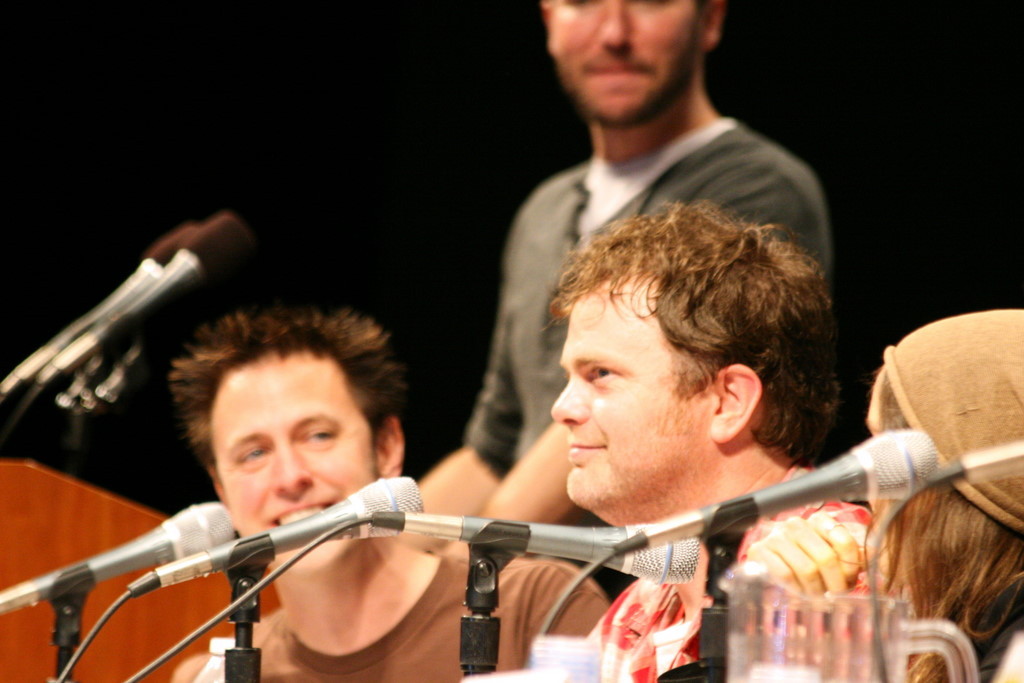 James Gunn and Rainn Wilson