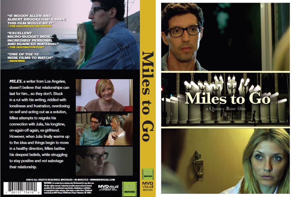 DVD Cover for MILES TO GO written, produced & directed by Quincy Rose