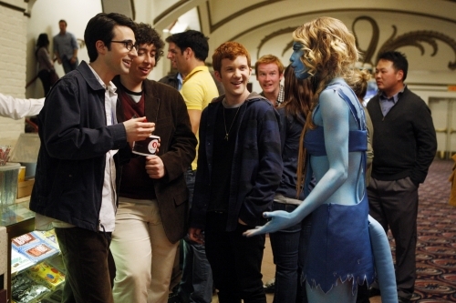 Still of Josh Zuckerman, Keaton Savage, AnnaLynne McCord and Ashton Bingham in 90210 (2008)