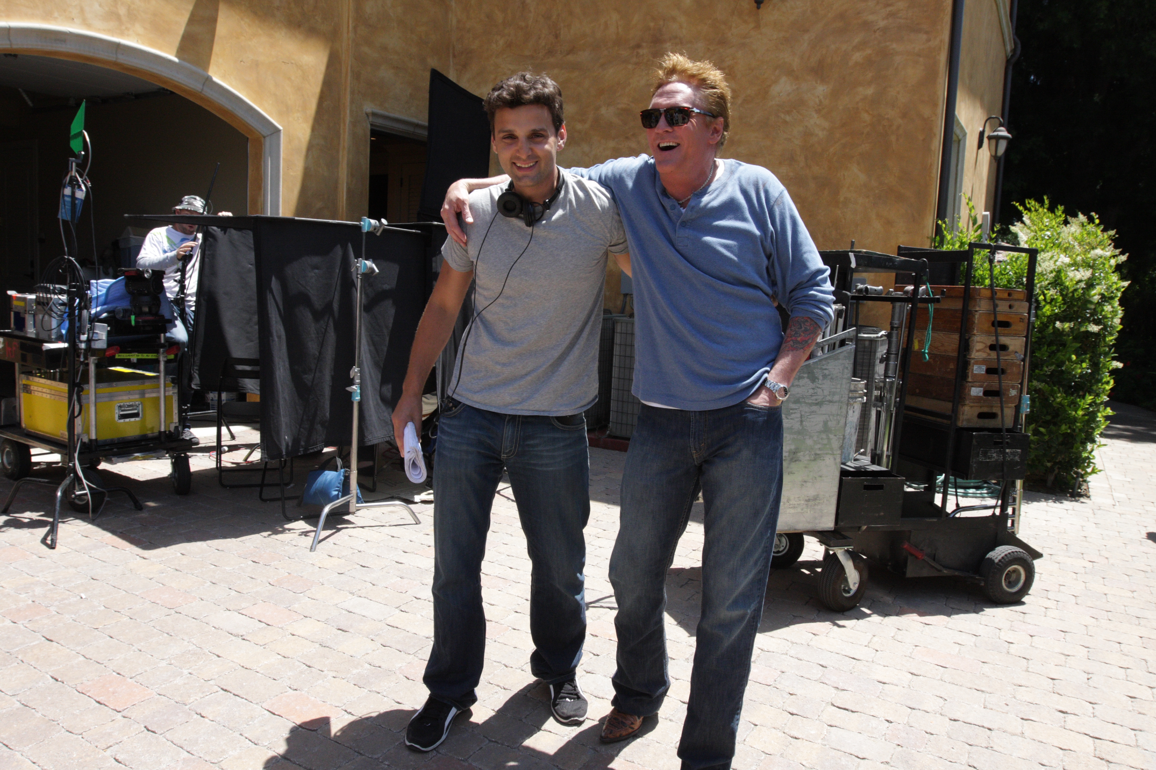Phil Volken and Michael Madsen in GARBAGE
