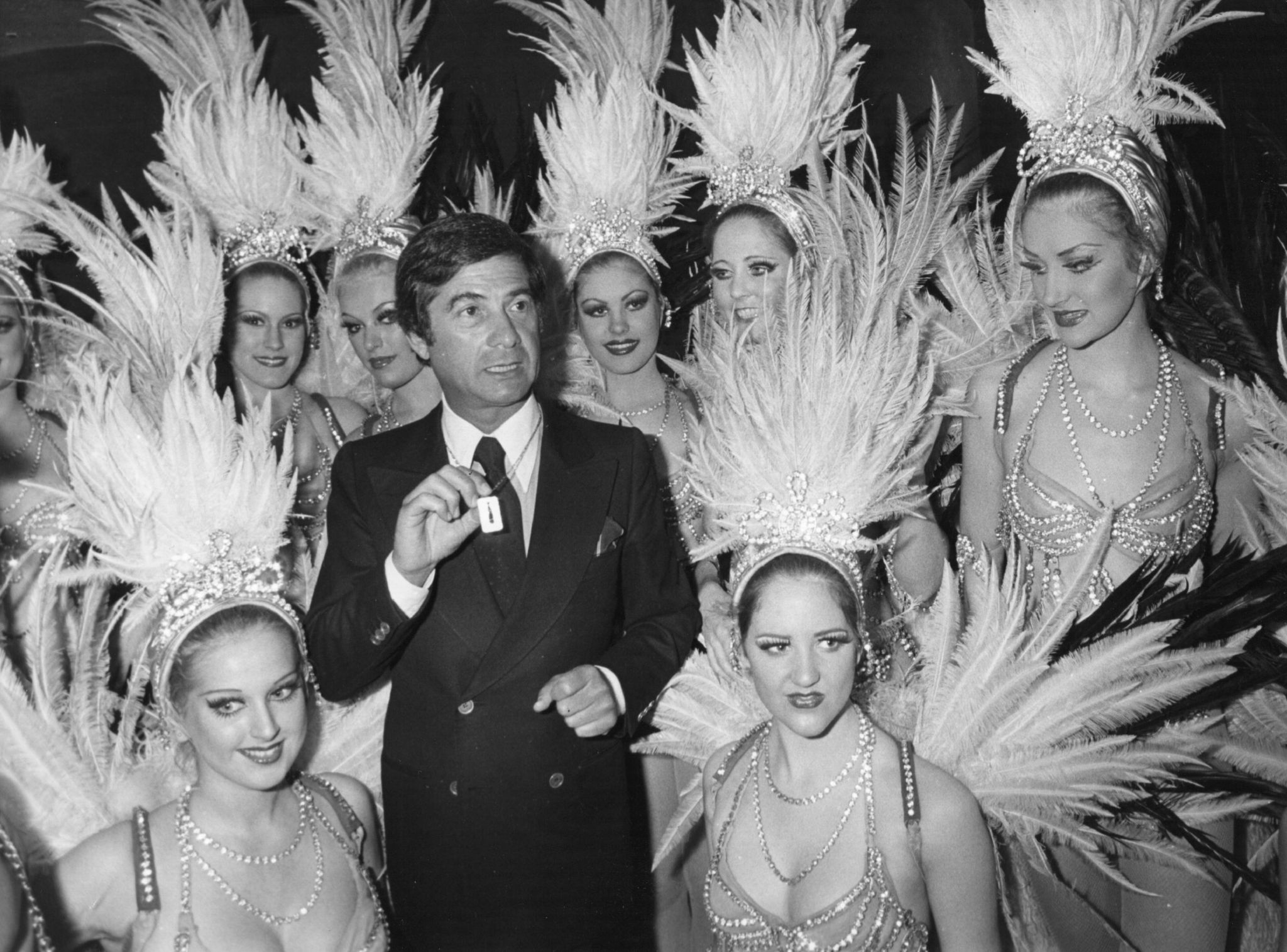 Jean-Claude Brialy and The Bluebell Girls