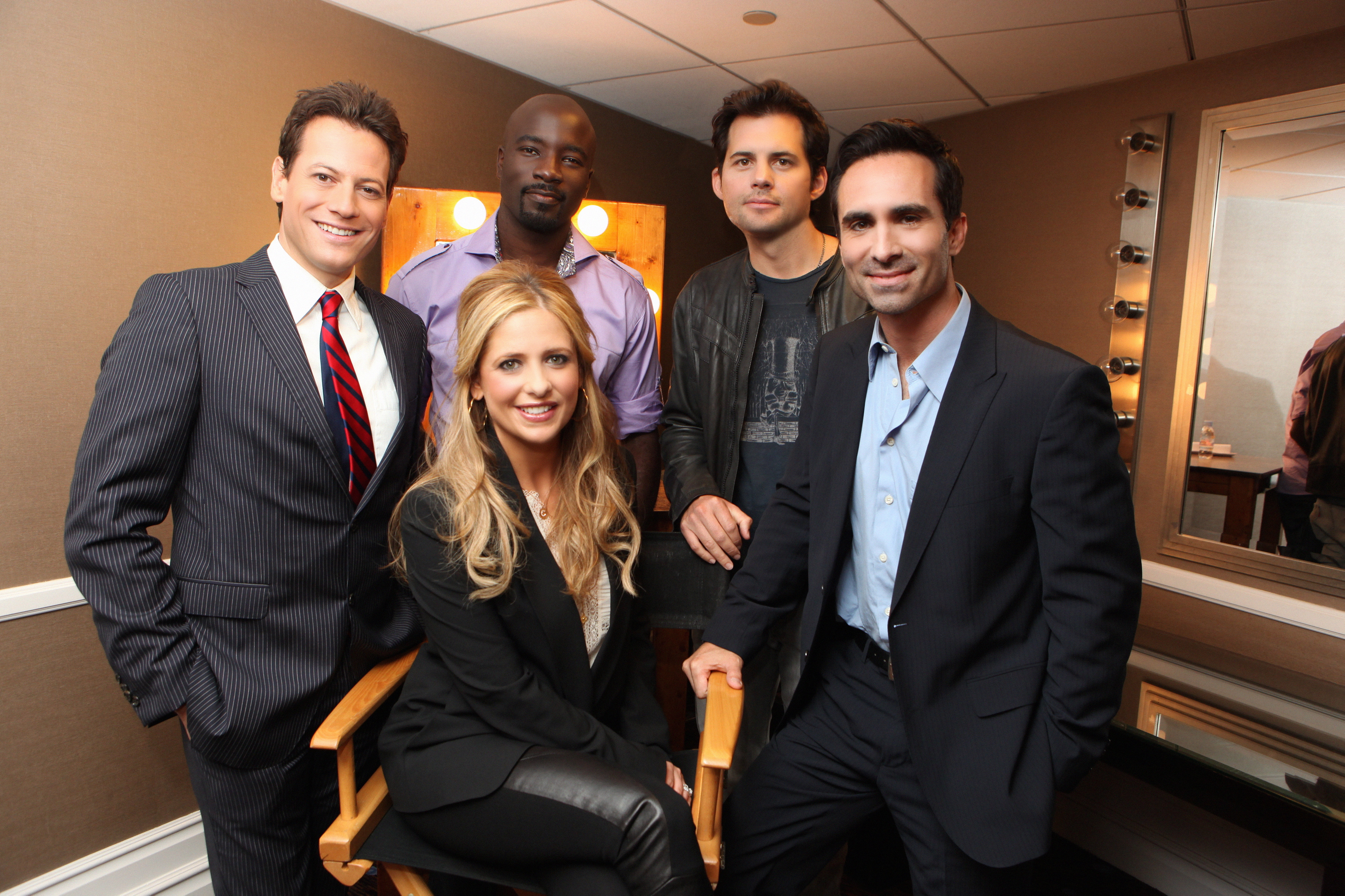 Backstage at the TCA Summer Press Panel, 2011