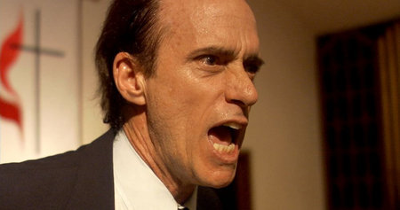 Carson Grant portraying 'The Preacher' in 