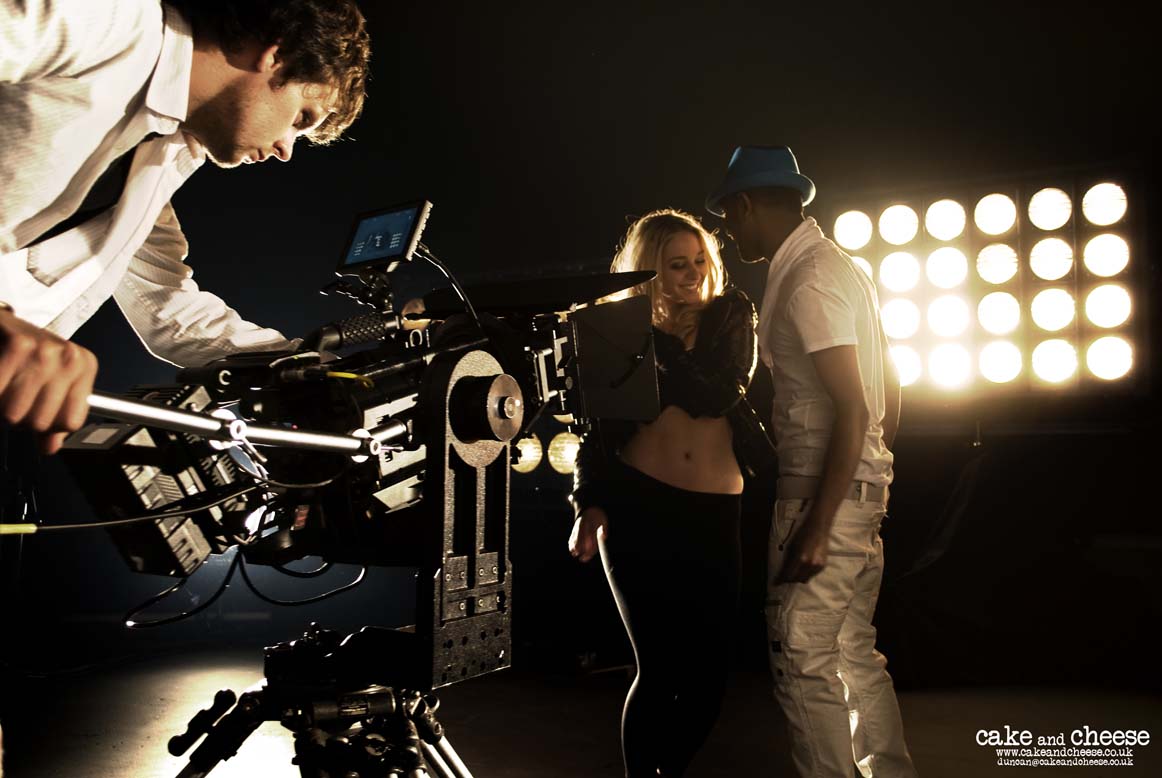 Operating on a music video for Mumzy Stranger