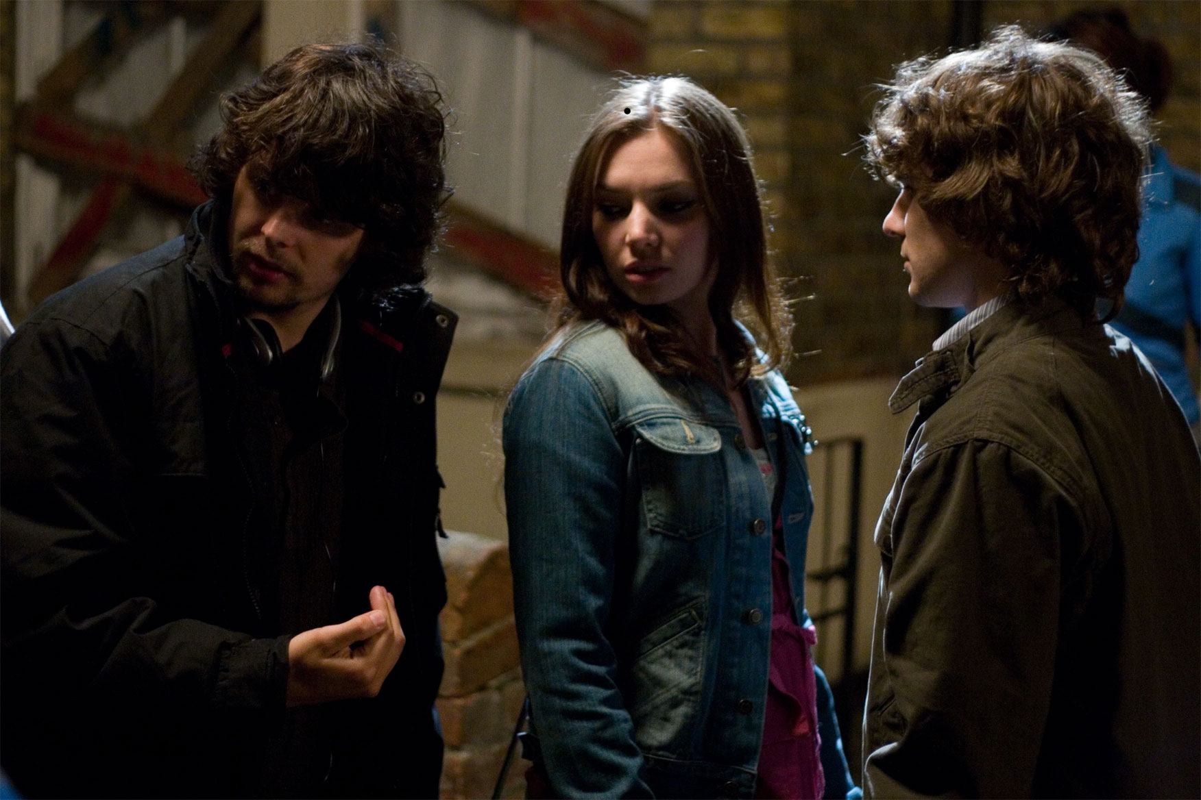 Directing Jessica Blake and Duncan Stuart in a scene for THE BUTTERFLY TATTOO
