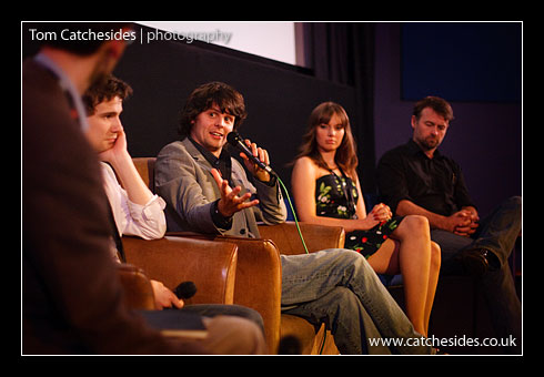 Q&A at the Cambridge Film Festival with actors Duncan Stuart, Jessica Blake and Christopher Dane