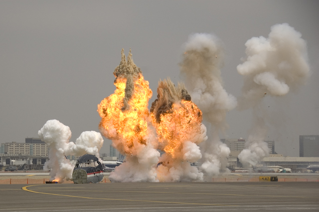 AIREX - Los Angeles International Airport Crash Drill and Terrorist Exercise Response.