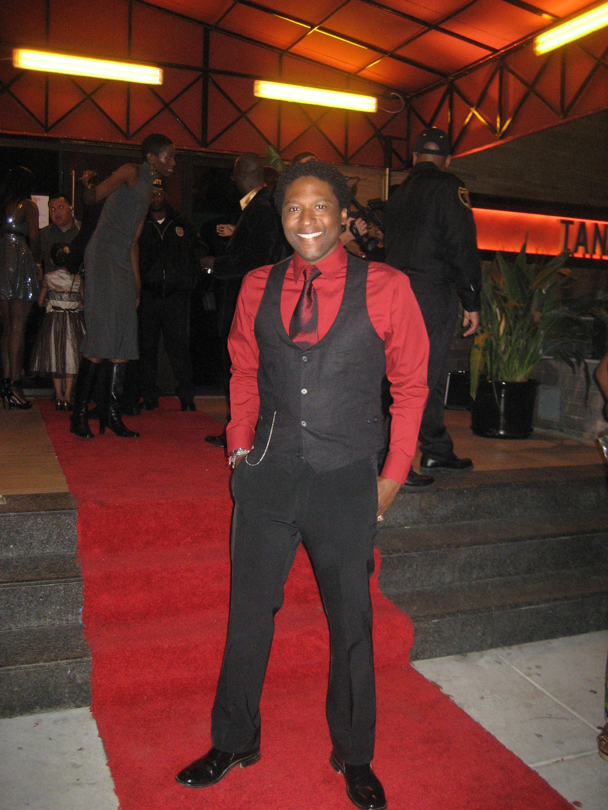 Brion Rose on the red carpet at the Los Angeles premiere of THROUGH THE GLASS