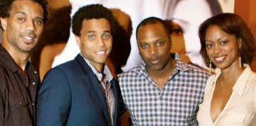 Cedric Pendleton, Michael Ealy, Toure Roberts, Danielle Lewis at Unconditional screening event