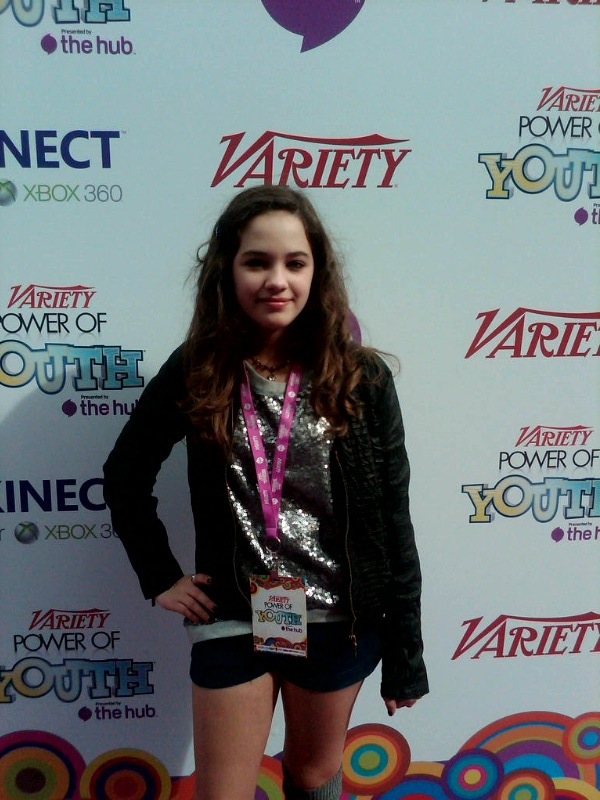 Mary At Variety's POWER OF YOUTH Event