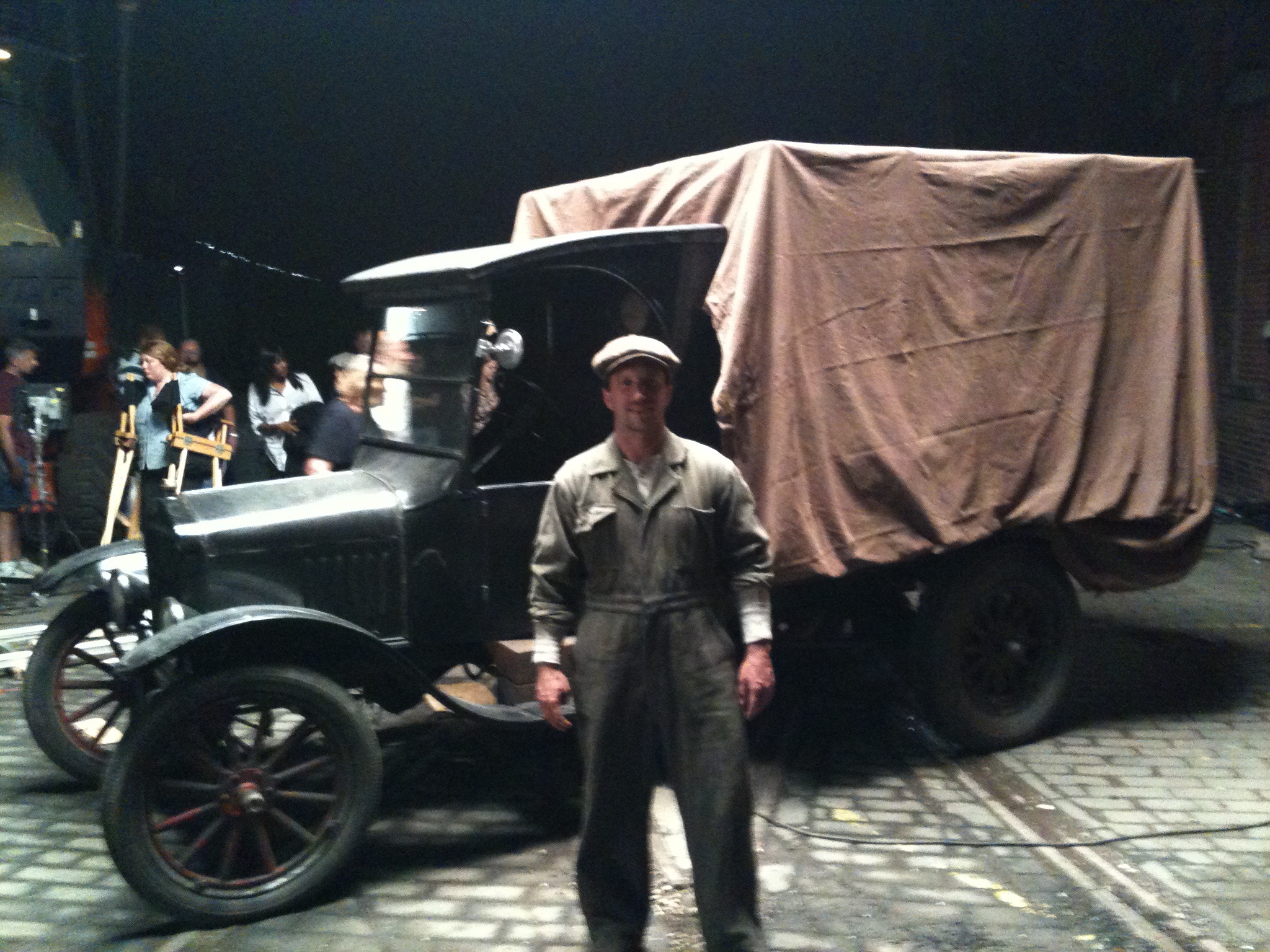 On the set of Boardwalk Empire