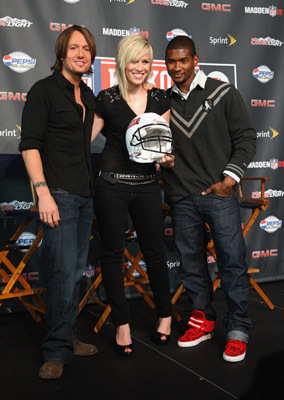 Usher Raymond, Keith Urban and Natasha Bedingfield