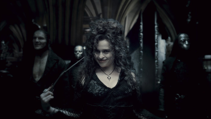 Still of Helena Bonham Carter and Dave Legeno in Haris Poteris ir netikras princas (2009)