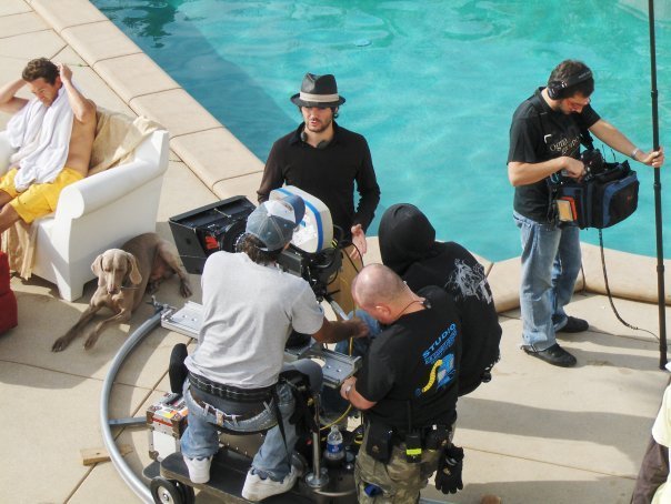 On the set of NARCISSUS DREAMS