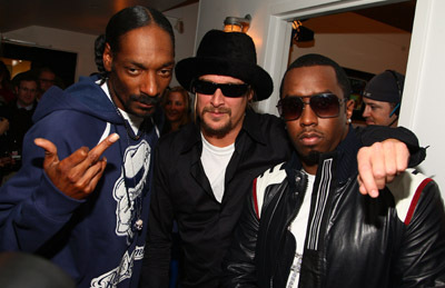 Sean Combs, Snoop Dogg and Kid Rock