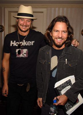 Kid Rock and Eddie Vedder