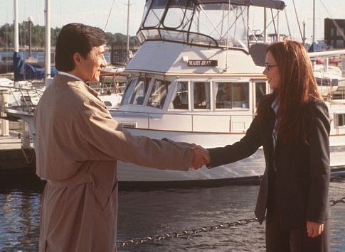 Still of Jackie Chan and Jennifer Love Hewitt in Smokingas (2002)