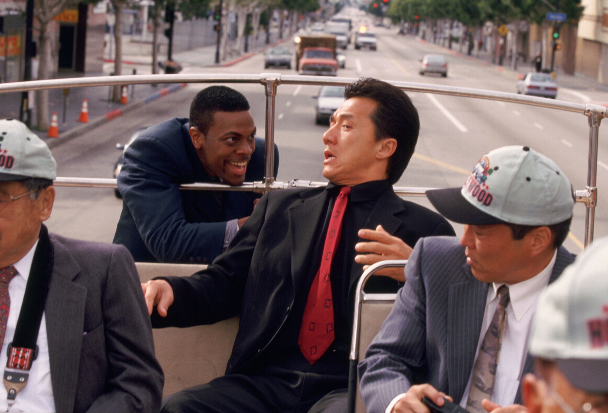 Still of Jackie Chan and Chris Tucker in Rush Hour (1998)