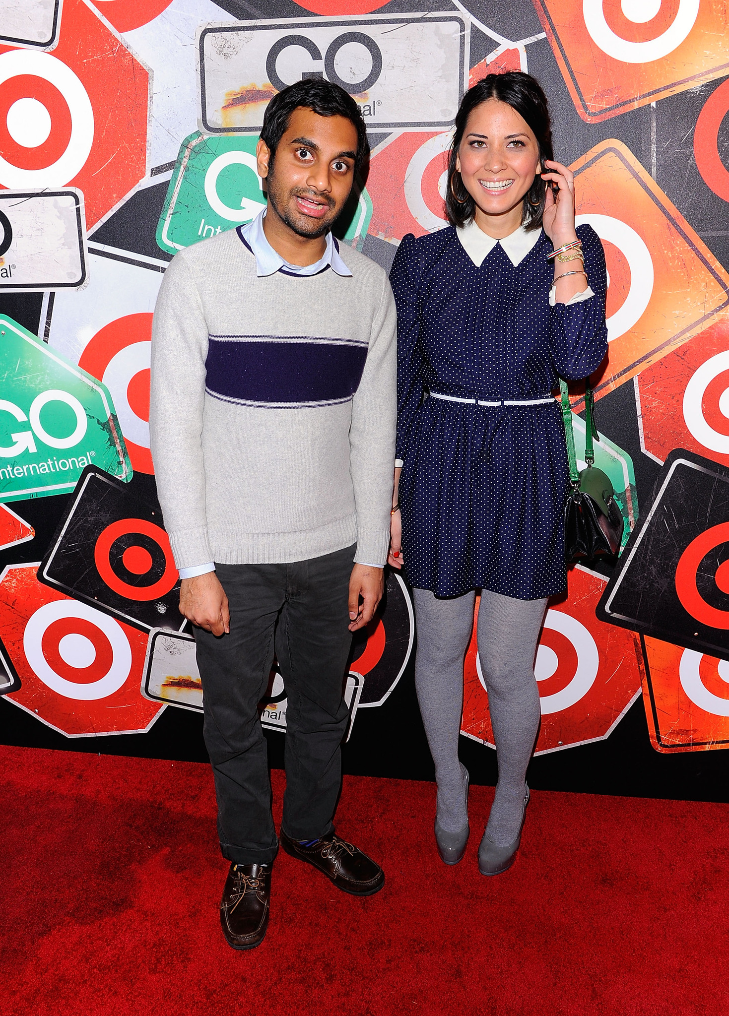 Olivia Munn and Aziz Ansari