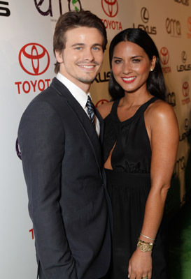 Jason Ritter and Olivia Munn