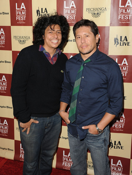 Actor J. Eddie Martinez and actor George Paez at the Los Angeles film festival