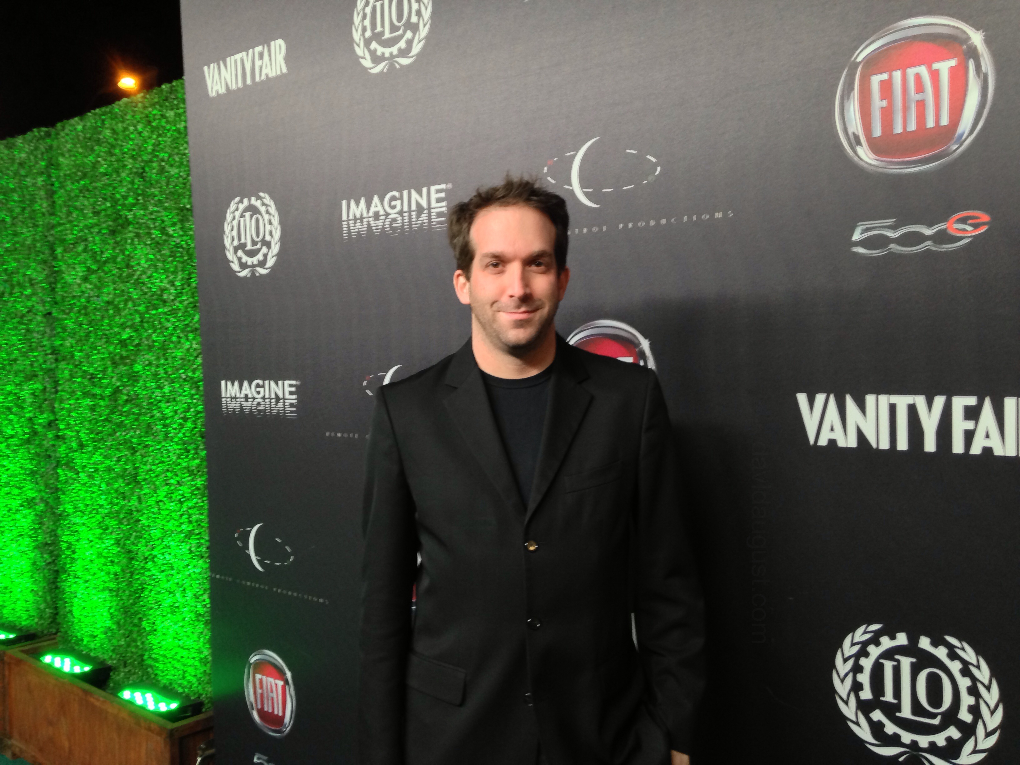 David August At the Vanity Fair Pre-Oscar Party