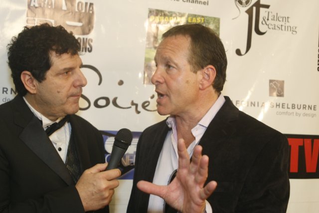 Steve Guttenberg (Police Academy, Diner, Short Circuit) and Rich Rossi
