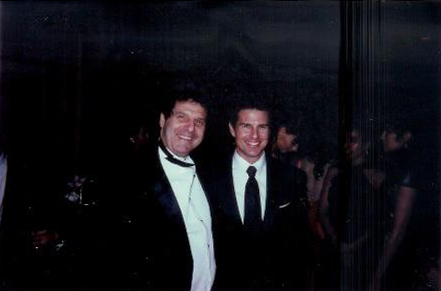 Three-time Academy Award nominee Tom Cruise (Mission: Impossible quadrilogy, Rain Man, Top Gun) and Rich Rossi (at the 2012 Academy Awards)
