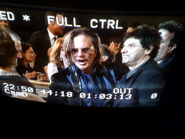 Academy Award nominee and Golden Globe winner Mickey Rourke (The Wrestler, Sin City, Rumble Fish) and Rich Rossi (live at the 2009 Golden Globes)