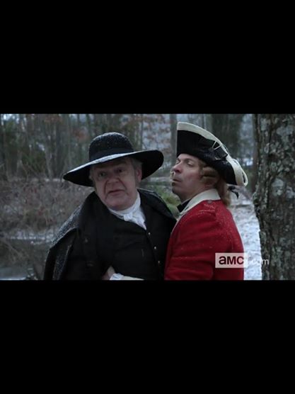 With Kevin McNally in TURN