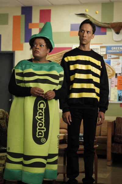 Still of Yvette Nicole Brown and Danny Pudi in Community (2009)