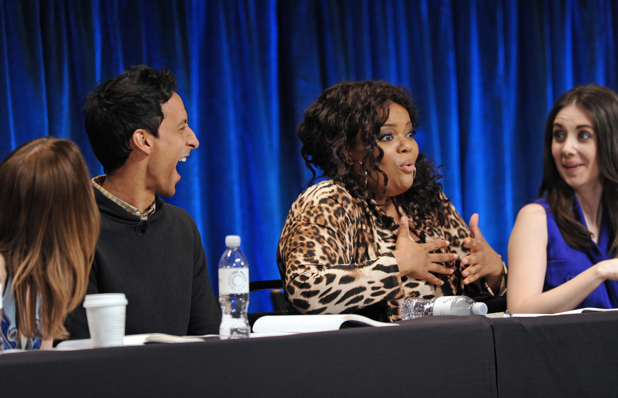 Yvette Nicole Brown, Alison Brie and Danny Pudi at event of Community (2009)