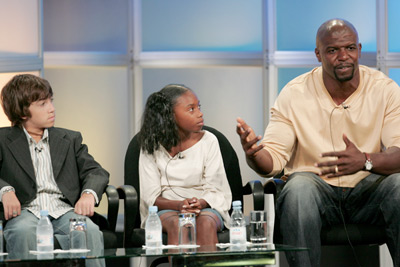 Terry Crews, Vincent Martella and Imani Hakim at event of Everybody Hates Chris (2005)
